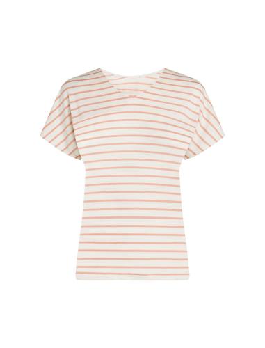 Icebreaker W Mer Drayden Reversible SS Top Stripe - ecru hthr (Grösse: XS) von Icebreaker