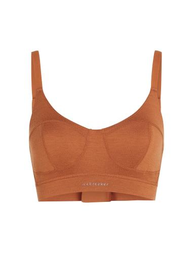 Icebreaker W Queens Clasp Bra - dusty clay (Grösse: XS) von Icebreaker