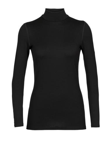 Icebreaker Women 260 Tech LS Turtleneck - black (Grösse: XL) von Icebreaker