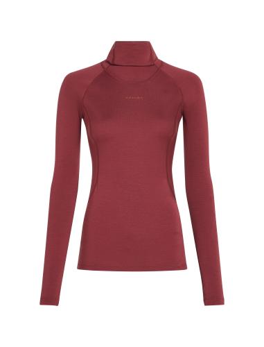 Icebreaker Women 300 MerinoFine Polar LS Roll Neck - port (Grösse: L) von Icebreaker