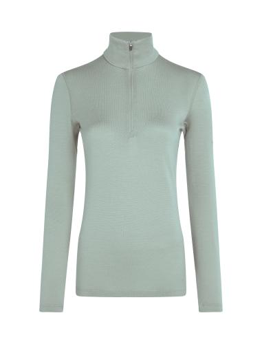 Icebreaker Women Merino 260 Tech LS Half Zip - moss (Grösse: S) von Icebreaker
