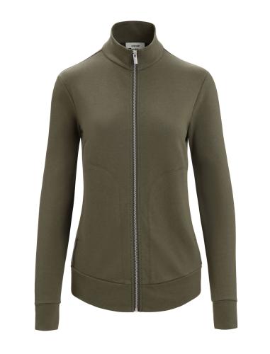 Icebreaker Women Merino Central Classic LS Zip - loden (Grösse: XS) von Icebreaker