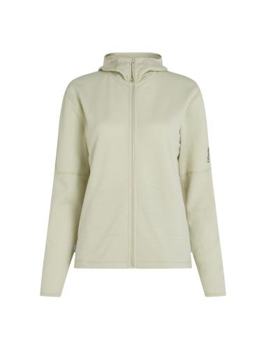 Icebreaker Women Merino Mer 360 Realfleece Elem LS Z Hood - ashen (Grösse: M) von Icebreaker