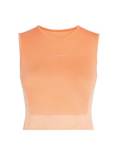 Icebreaker Women Merino Mer ZoneKnit Energy Wind Cro Bra-Tank - feldspar (Grösse: M) von Icebreaker