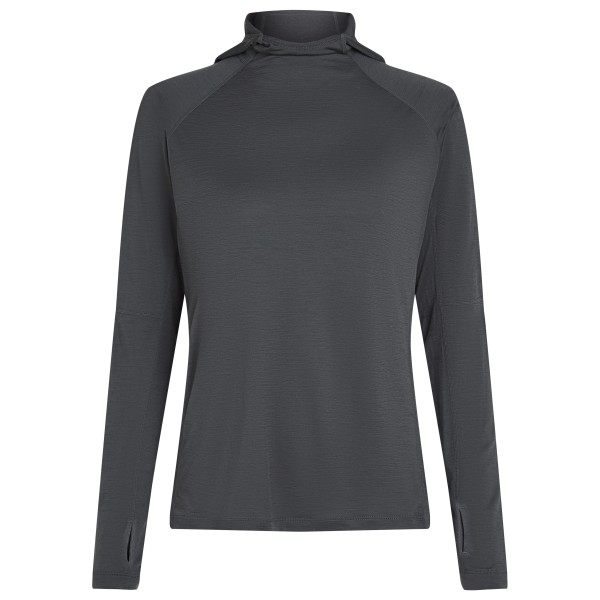Icebreaker - Women's 150 MerinoFine Ace L/S Hoodie - Merinoshirt Gr XS grau von Icebreaker