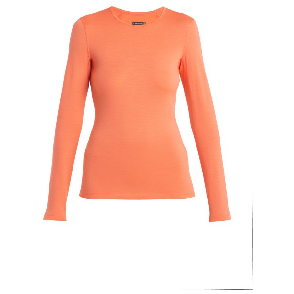 Icebreaker - Women's 200 Oasis L/S Crewe - Merinounterwäsche Gr M rot von Icebreaker