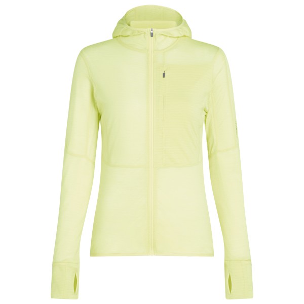 Icebreaker - Women's 200 RealFleece Descender L/S Zip Hoodie - Merinohoodie Gr L;M;S;XL;XS braun;gelb;schwarz von Icebreaker