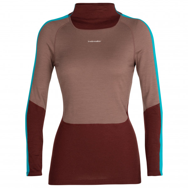 Icebreaker - Women's 200 Sone L/S High Neck - Merinoshirt Gr L;M;XS blau von Icebreaker