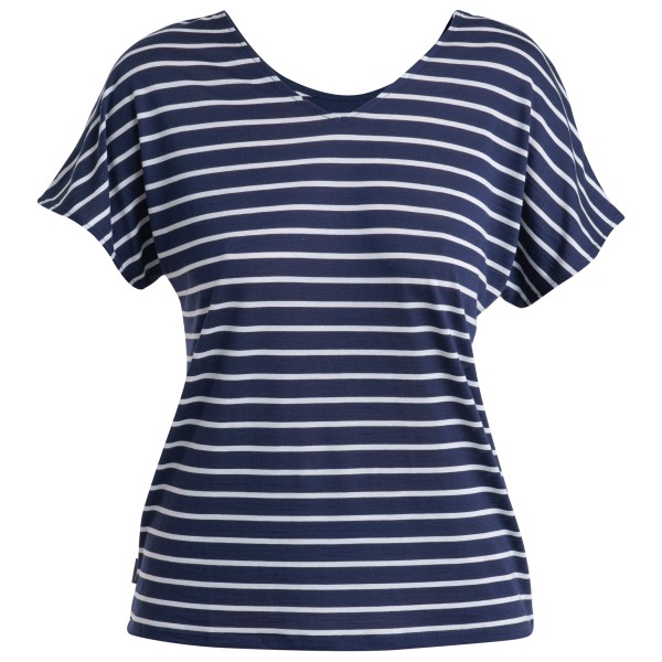 Icebreaker - Women's Drayden Reversible S/S Top Stripe - Merinoshirt Gr L blau Icebreaker - Women's Drayden Reversible S/S Top Stripe - Merinoshirt Gr L blau von Icebreaker