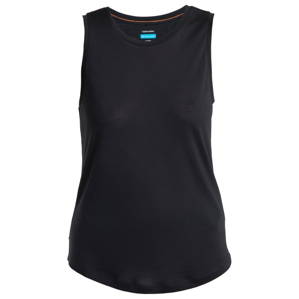 Icebreaker - Women's Merino 125 Cool-Lite Sphere III Tank - Tank Top Gr L schwarz von Icebreaker