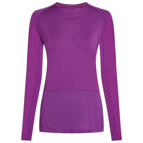 Icebreaker - Women's Merino 125 Zoneknit L/S Crewe - Merinounterwäsche Gr XL lila von Icebreaker