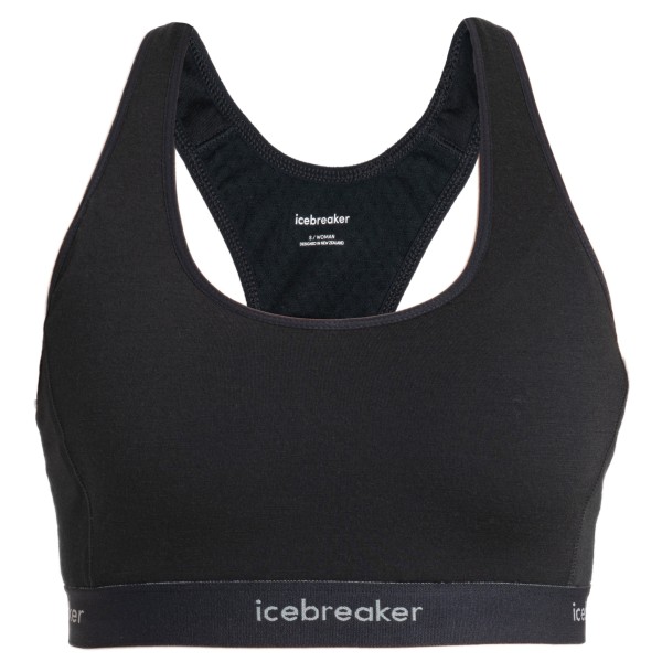 Icebreaker - Women's Merino 125 Zoneknit Racerback Bra - Sport-BH Gr M schwarz von Icebreaker