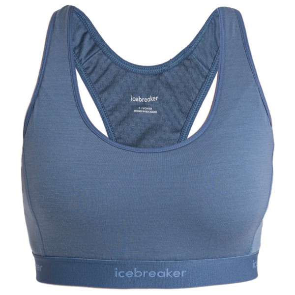 Icebreaker - Women's Merino 125 Zoneknit Racerback Bra - Sport-BH Gr XS blau von Icebreaker