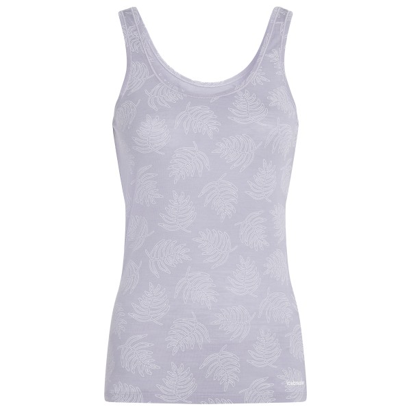 Icebreaker - Women's Merino 150 Siren Tank Fresh Ferns - Merinounterwäsche Gr L lila von Icebreaker