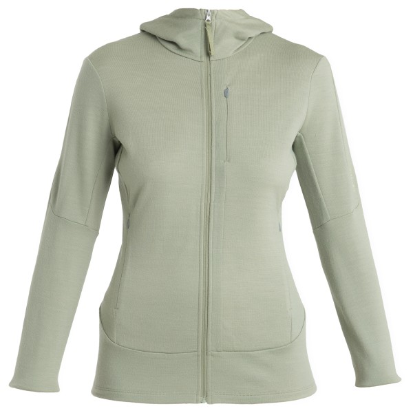 Icebreaker - Women's Merino 260 Quantum IV L/S Zip Hoodie - Merinohoodie Gr S grau von Icebreaker