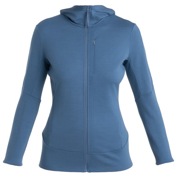 Icebreaker - Women's Merino 260 Quantum IV L/S Zip Hoodie - Merinohoodie Gr XS blau von Icebreaker