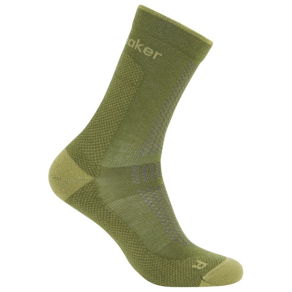 Icebreaker - Women's Merino Hike+ Ultralight Quarter - Wandersocken Gr M oliv von Icebreaker