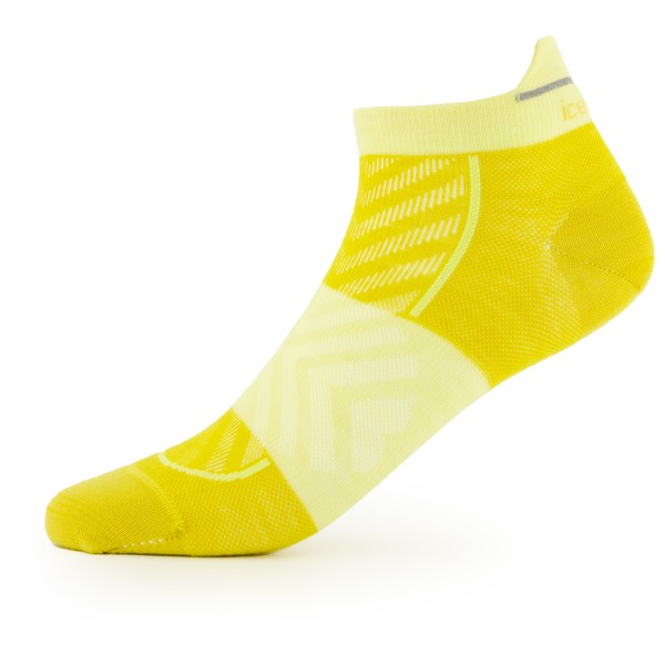 Icebreaker - Women's Merino Run+ Ultralight Micro - Laufsocken Gr S gelb von Icebreaker