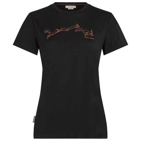 Icebreaker - Women's Merino150 TecLite S/S AirbourneSquirrel - Merinoshirt Gr L;M;S;XL;XS gelb;schwarz Icebreaker - Women's Merino150 TecLite S/S AirbourneSquirrel - Merinoshirt Gr L;M;S;XL;XS gelb;schwarz von Icebreaker