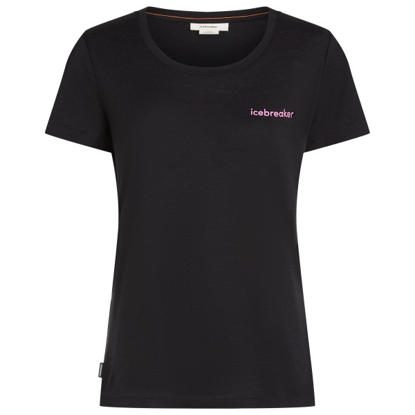 Icebreaker - Women's Merino150 TecLite S/S Scoop IB Wordmark - Merinoshirt Gr L;M;S;XL;XS schwarz Icebreaker - Women's Merino150 TecLite S/S Scoop IB Wordmark - Merinoshirt Gr L;M;S;XL;XS schwarz von Icebreaker