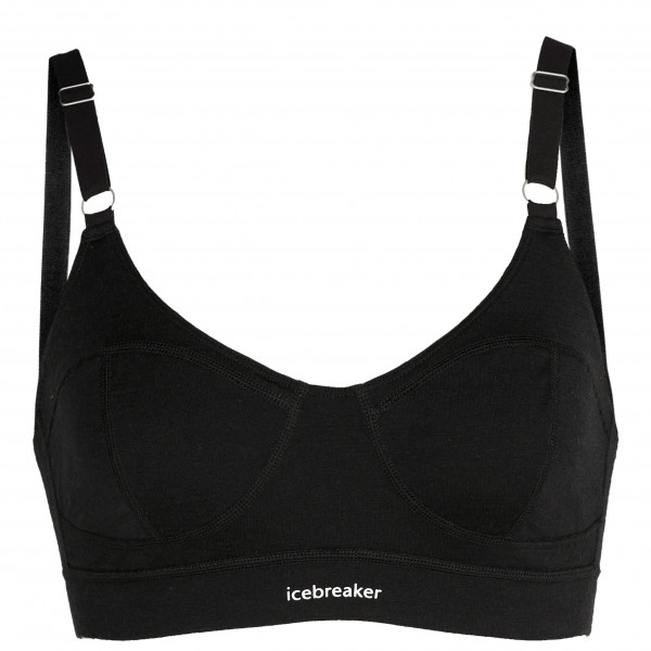 Icebreaker - Women's Queens Clasp Bra - Merinounterwäsche Gr L;M;S;XL;XS schwarz von Icebreaker