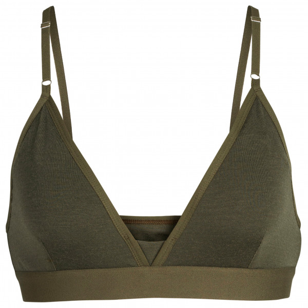 Icebreaker - Women's Siren Bra - Sport-BH Gr XS oliv von Icebreaker