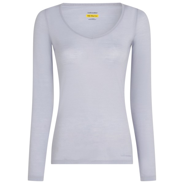 Icebreaker - Women's Siren L/S Sweetheart - Merinounterwäsche Gr L grau Icebreaker - Women's Siren L/S Sweetheart - Merinounterwäsche Gr L grau von Icebreaker