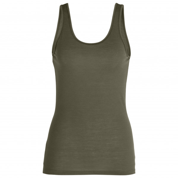 Icebreaker - Women's Siren Tank - Merinounterwäsche Gr L oliv von Icebreaker