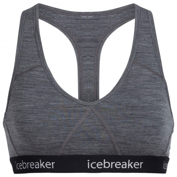 Icebreaker - Women's Sprite Racerback Bra - Merinounterwäsche Gr XS grau/blau von Icebreaker