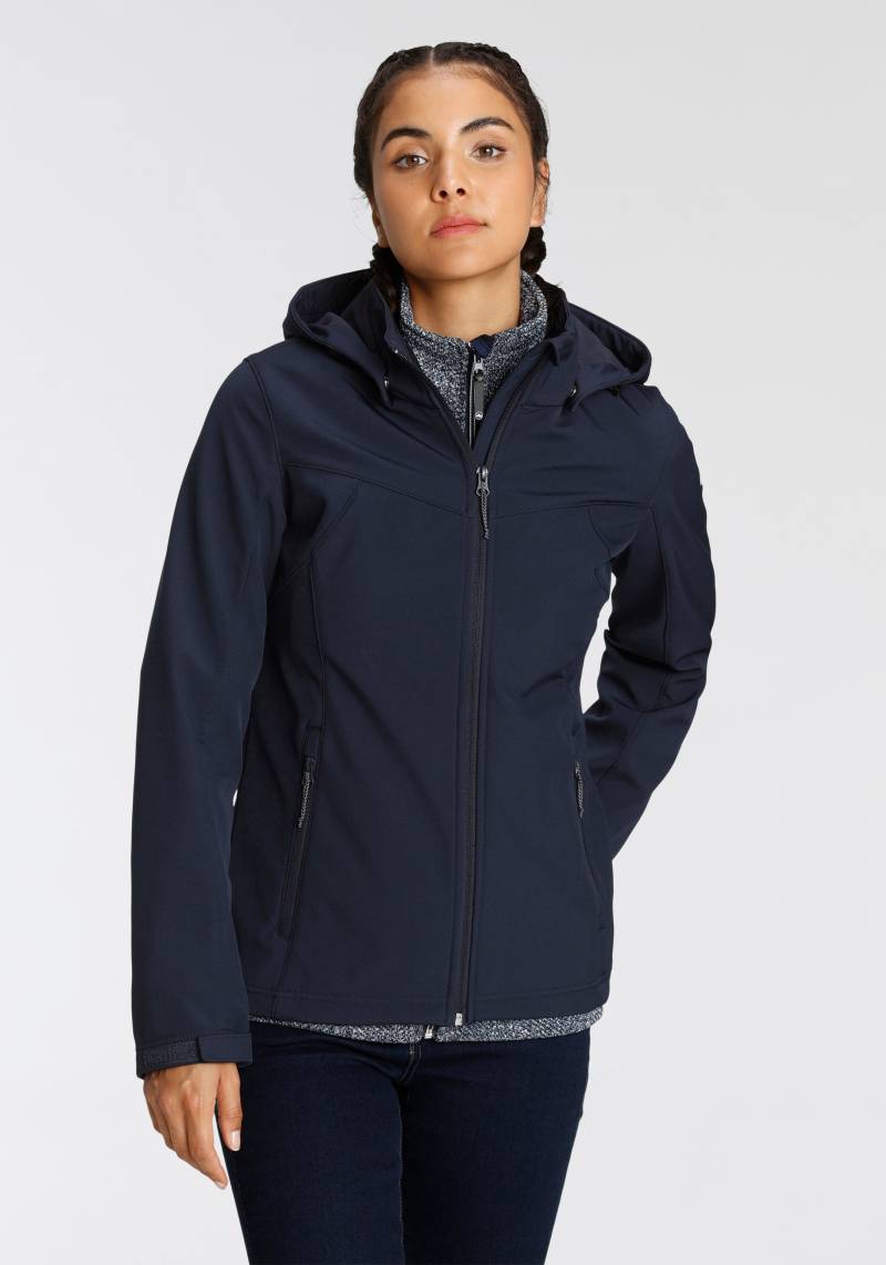 Icepeak Softshelljacke »BRENHAM«, (1 St.), mit Kapuze, Winddicht & Wasserabweisend & Atmungsaktiv von Icepeak