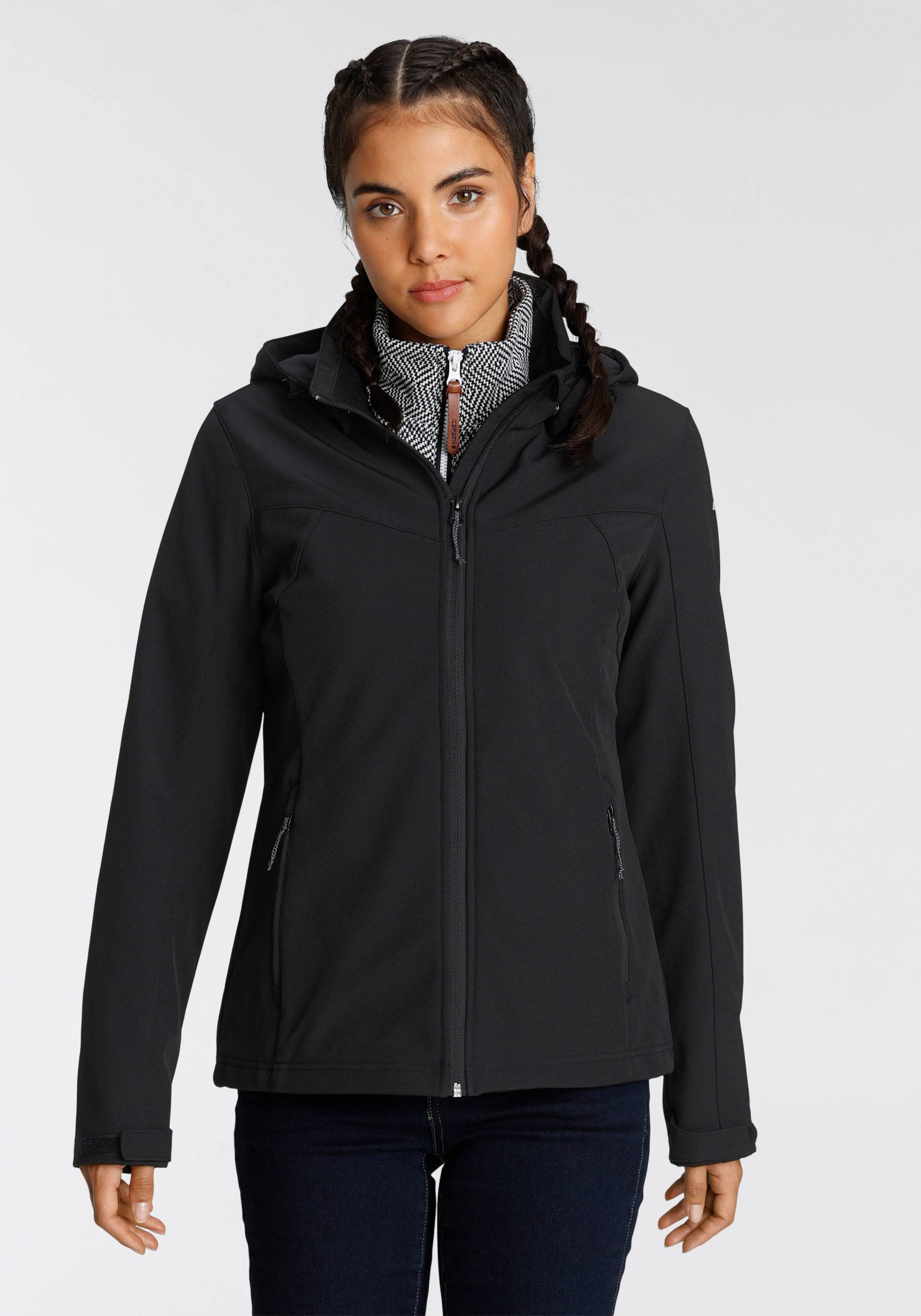 Icepeak Softshelljacke »BRENHAM«, mit Kapuze von Icepeak