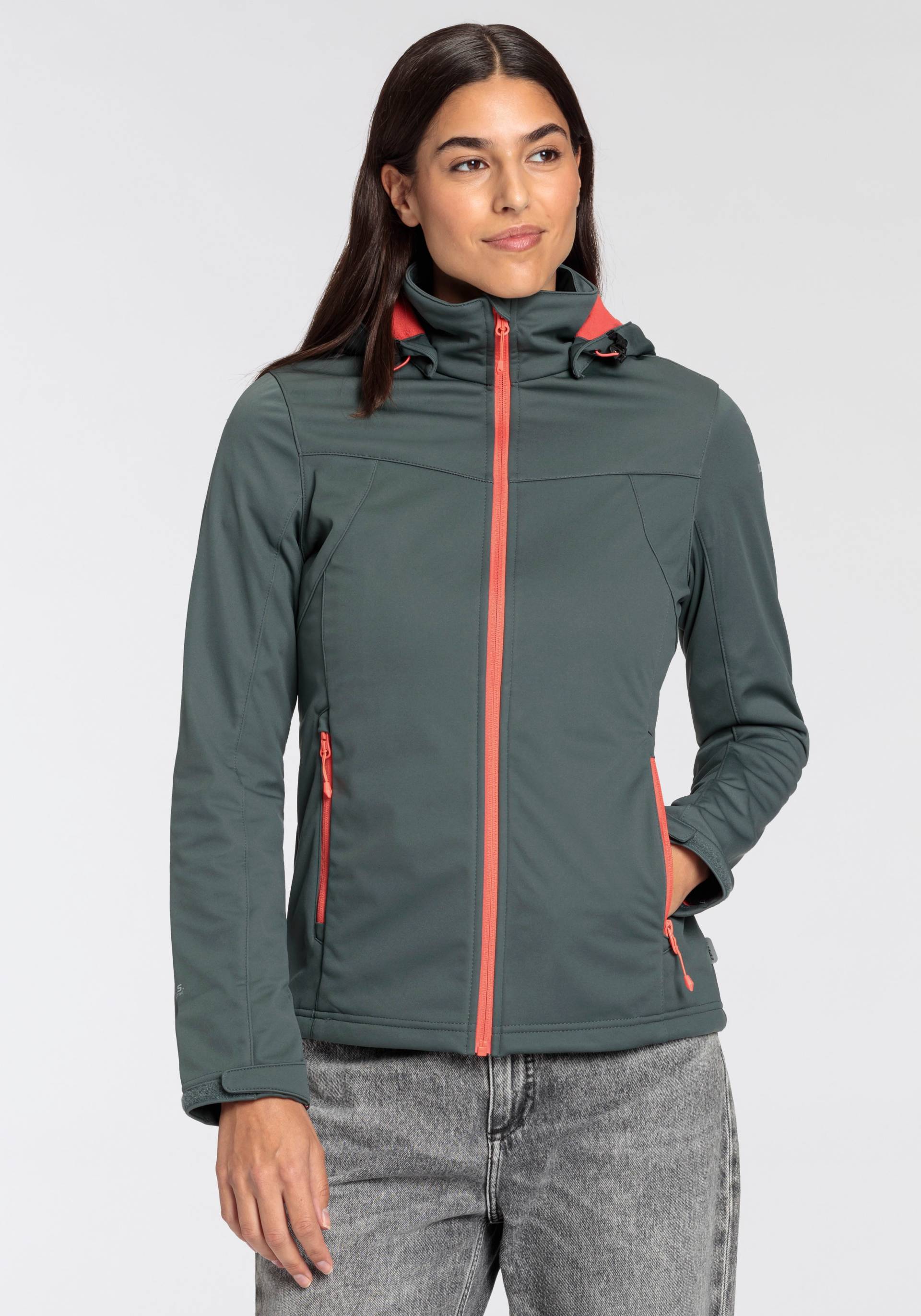 Icepeak Softshelljacke »D SOFTSHELLJACKE BOISE«, mit Kapuze von Icepeak