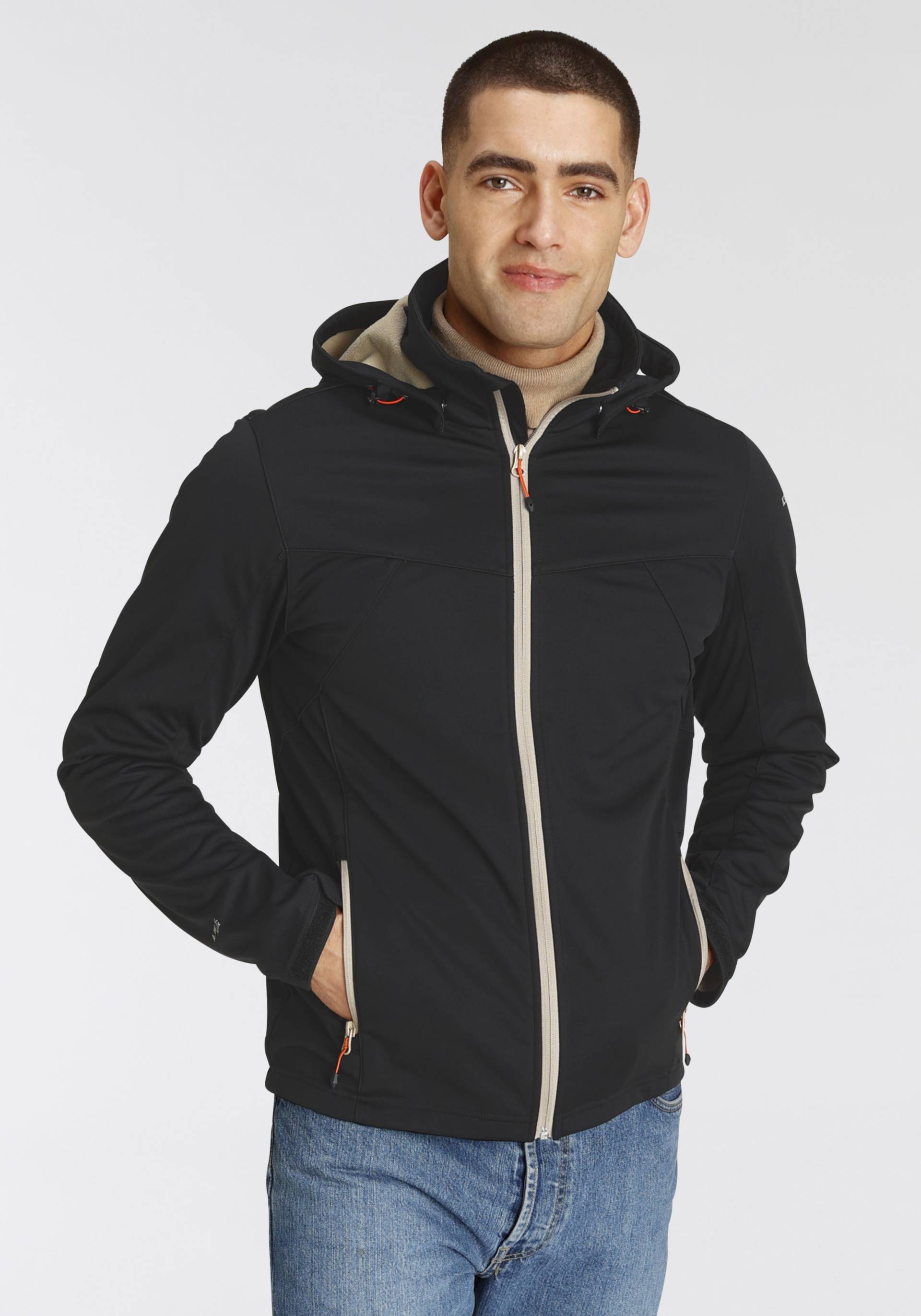 Icepeak Softshelljacke »H SOFTSHELLJACKE BIGGS«, mit Kapuze von Icepeak