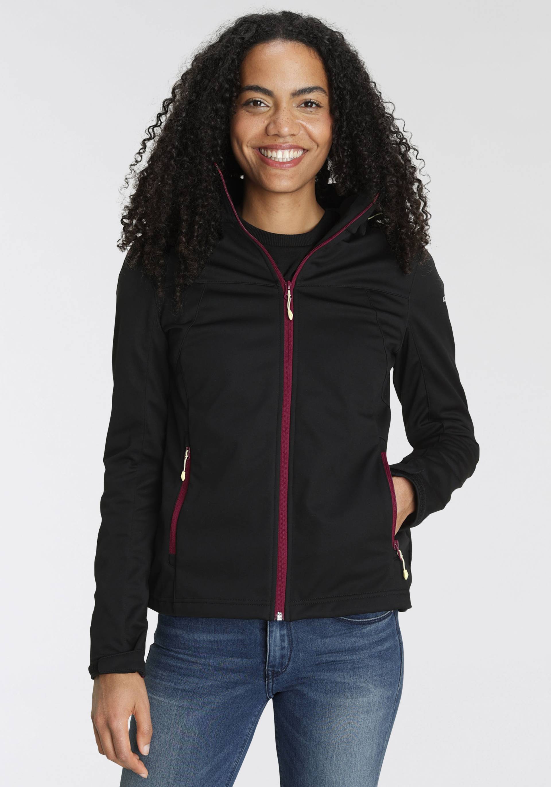 Icepeak Softshelljacke »D SOFTSHELLJACKE BOISE«, mit Kapuze von Icepeak