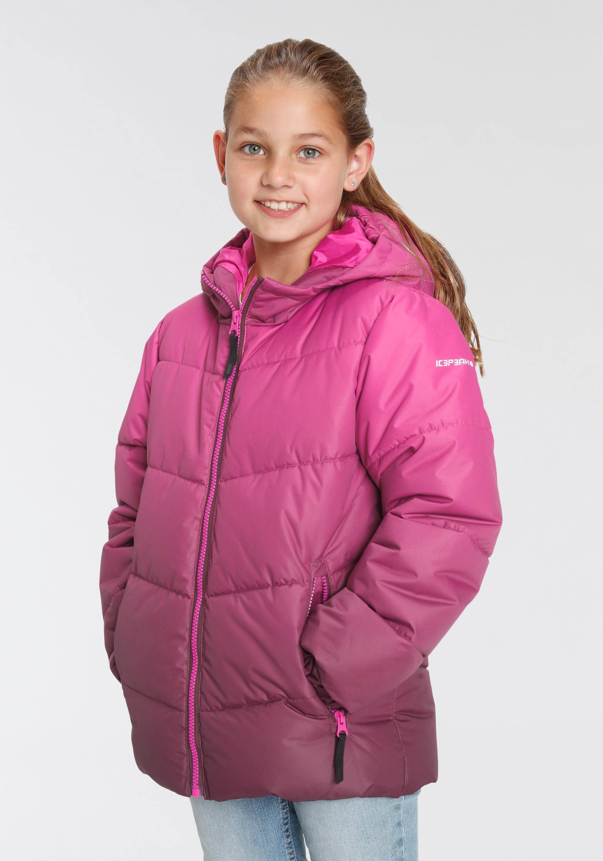 Icepeak Steppjacke »PIQEON JR - für Kinder«, mit Kapuze von Icepeak