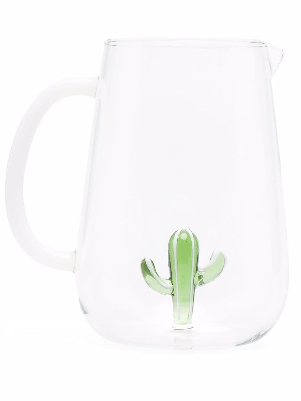 Ichendorf Milano Desert Plants glass jug - White von Ichendorf Milano