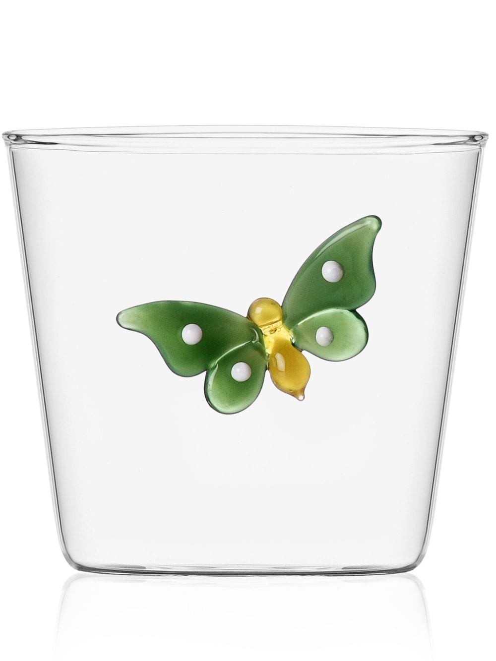Ichendorf Milano Garden Picnic Butterfly glass tumbler - Neutrals von Ichendorf Milano