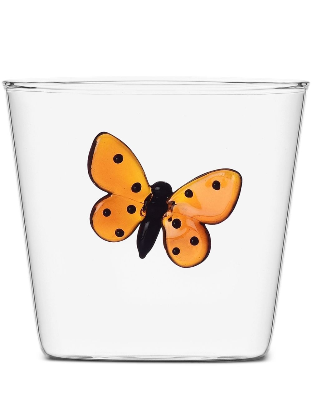 Ichendorf Milano Garden Picnic Butterfly glass tumbler - Neutrals von Ichendorf Milano