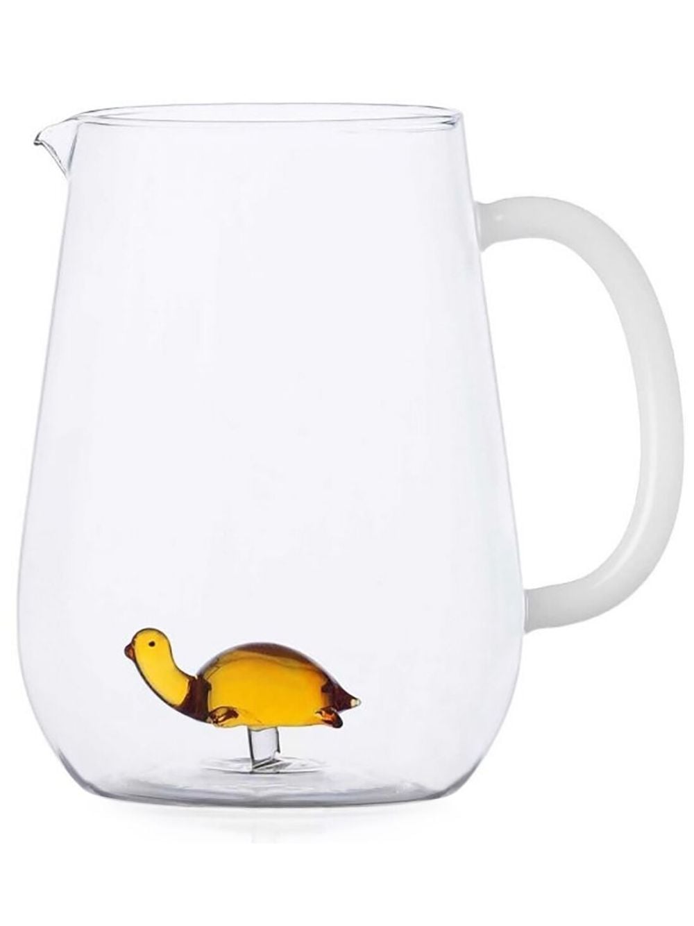 Ichendorf Milano Turtle glass jug - Neutrals von Ichendorf Milano