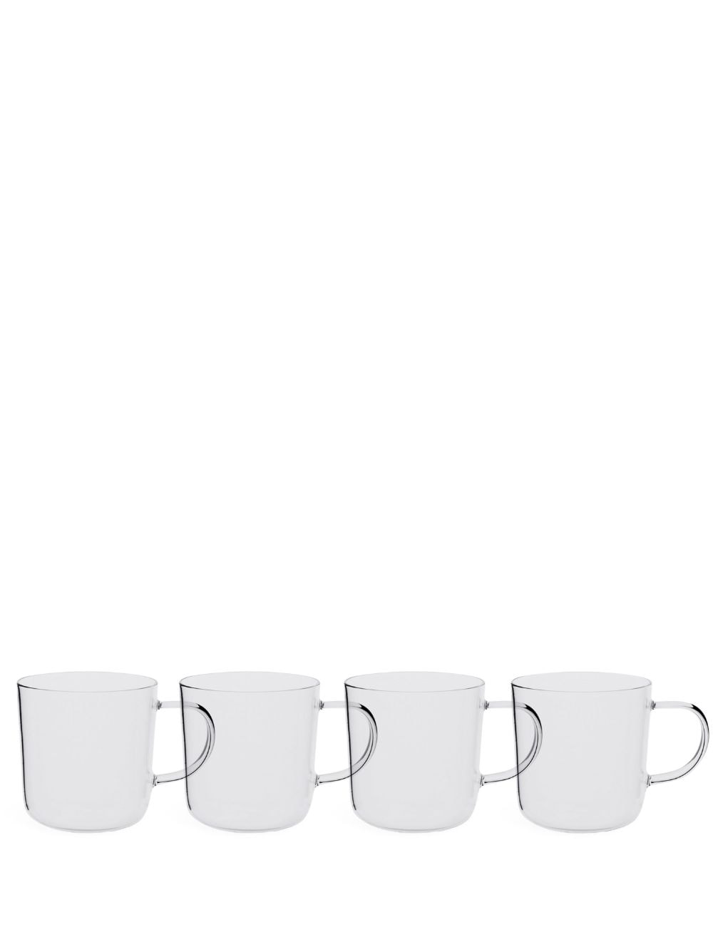 Ichendorf Milano glass tea cup set of four - Neutrals von Ichendorf Milano
