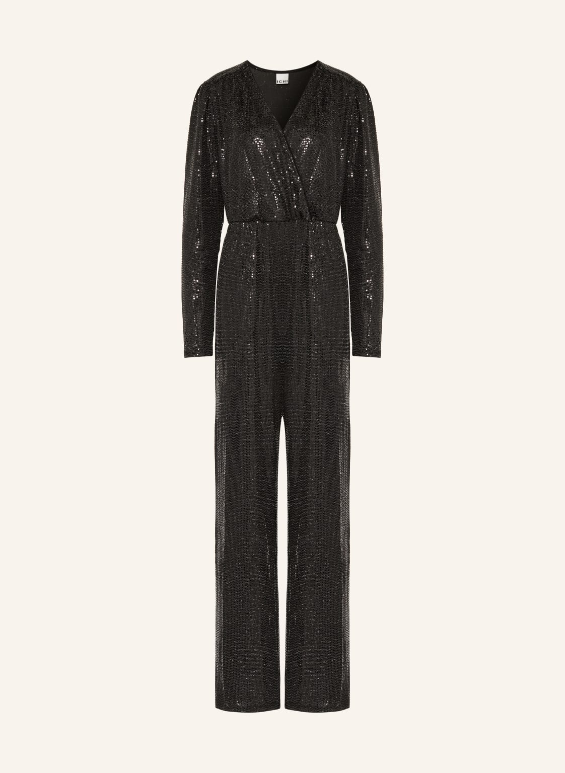 Ichi Jumpsuit Ihloane Mit Pailletten schwarz von Ichi