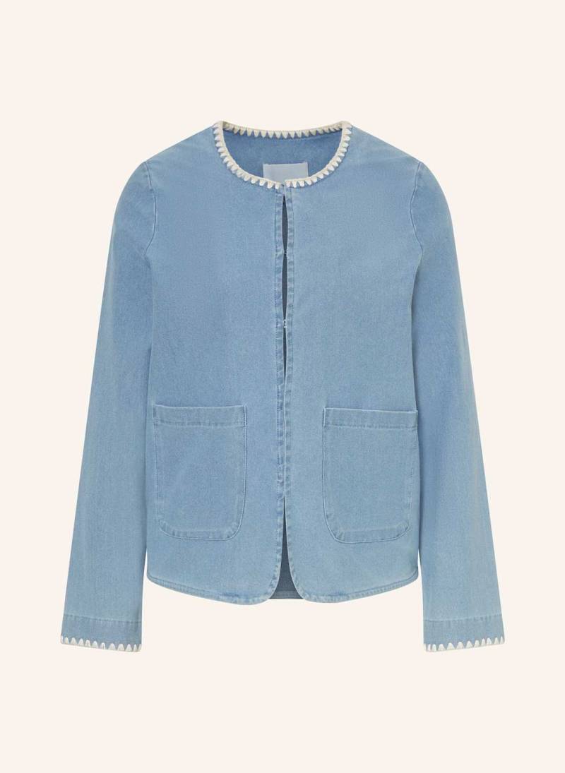 Ichi Kastenjacke Ihkate In Jeansoptik blau von Ichi