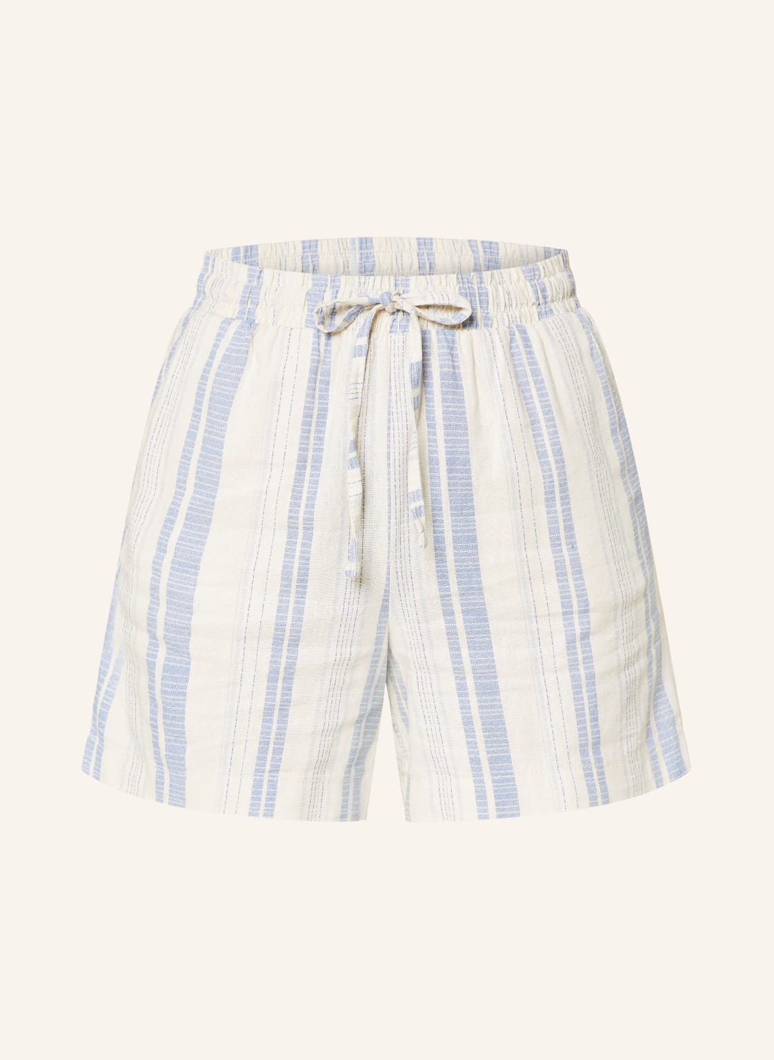 Ichi Shorts Ihlino Mit Leinen blau von Ichi