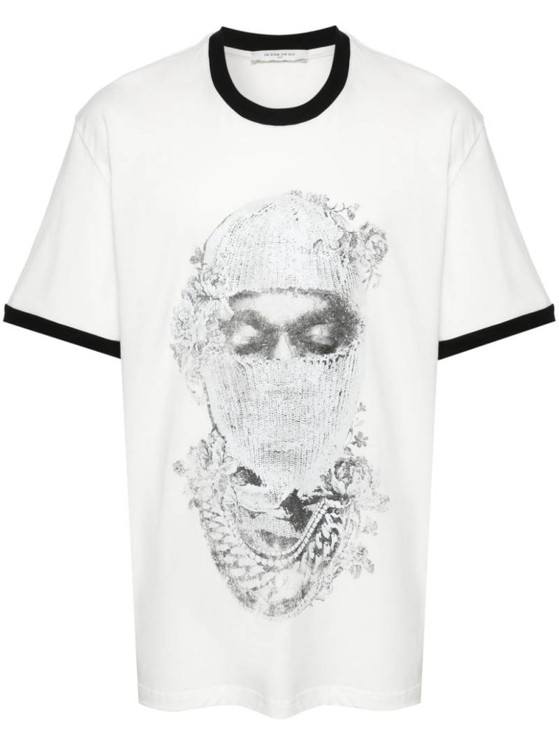 Ih Nom Uh Nit Mask Roses-print T-shirt - White von Ih Nom Uh Nit