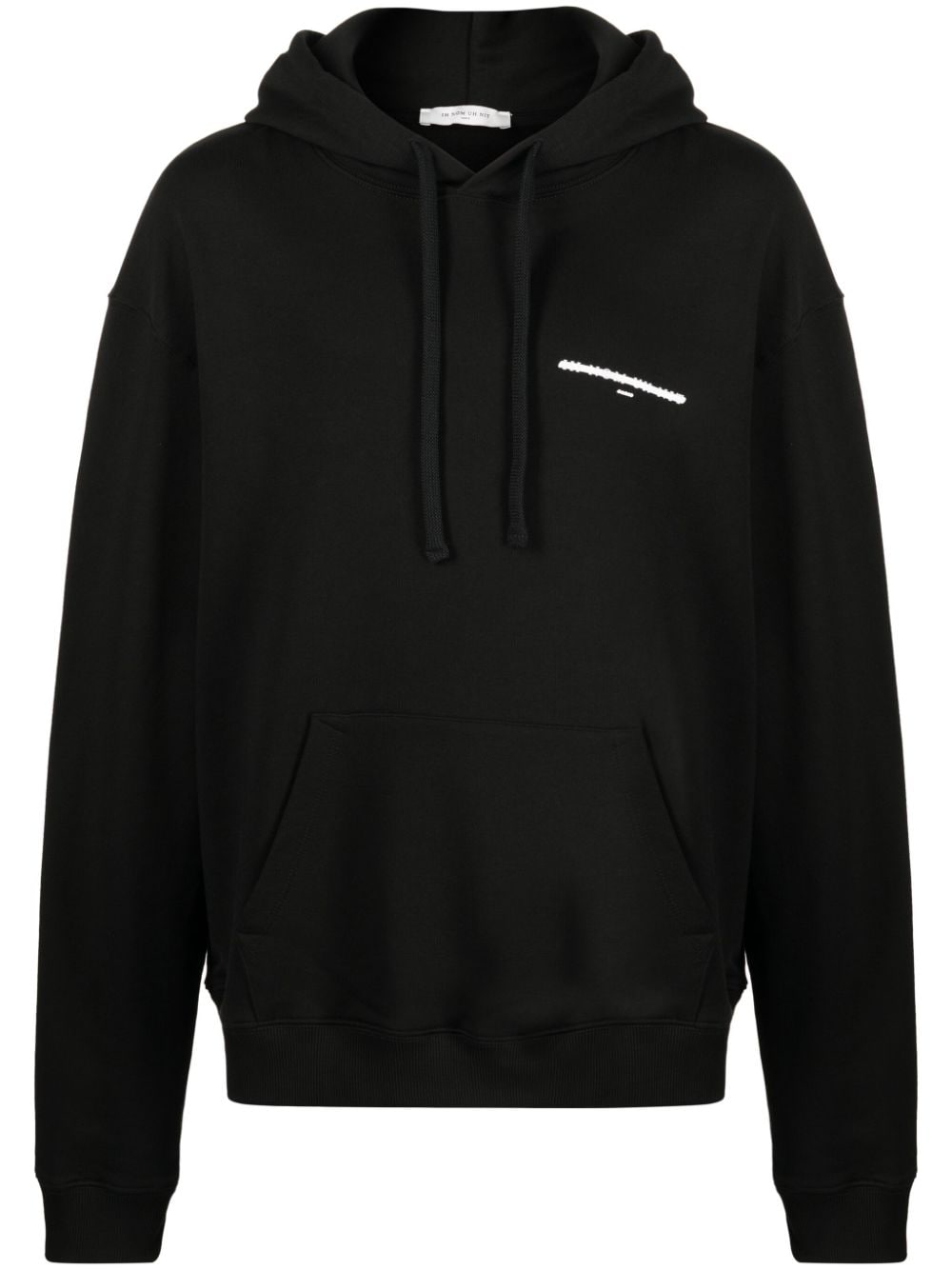 Ih Nom Uh Nit graphic-print cotton hoodie - Black von Ih Nom Uh Nit