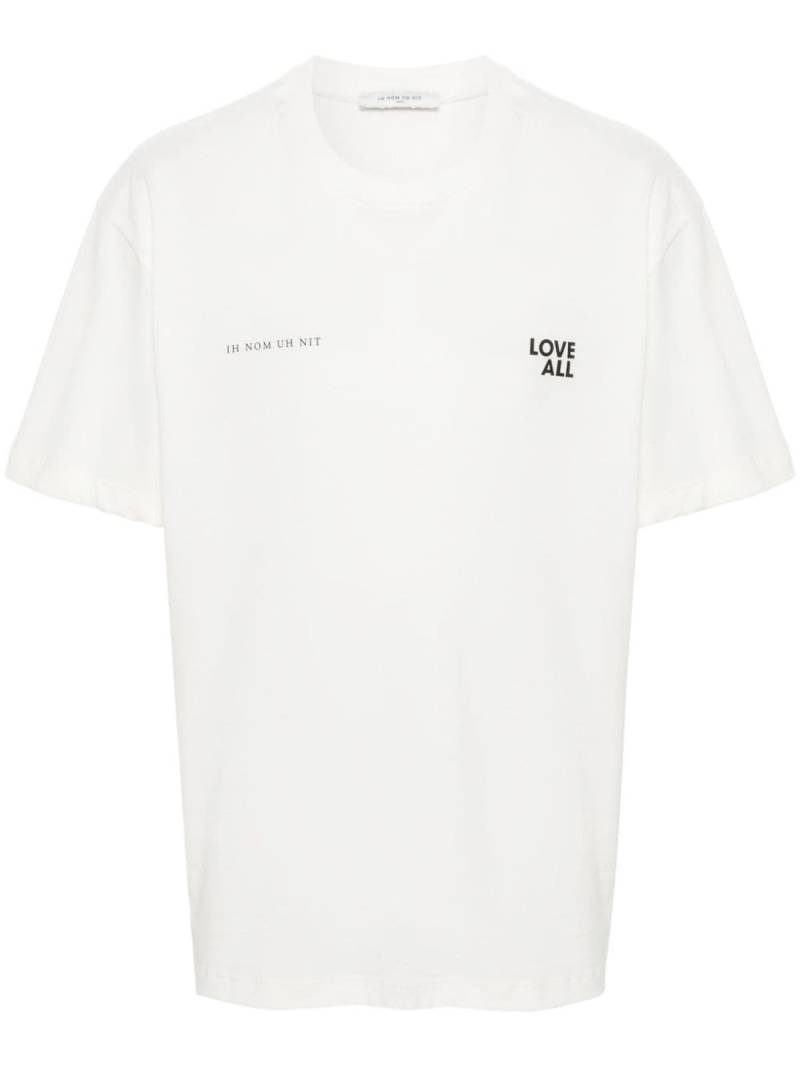 Ih Nom Uh Nit logo-print cotton T-shirt - White von Ih Nom Uh Nit