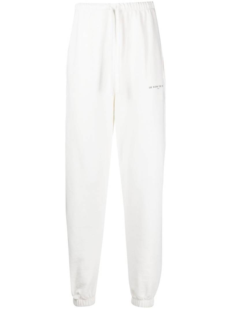 Ih Nom Uh Nit logo-print cotton track pants - White von Ih Nom Uh Nit