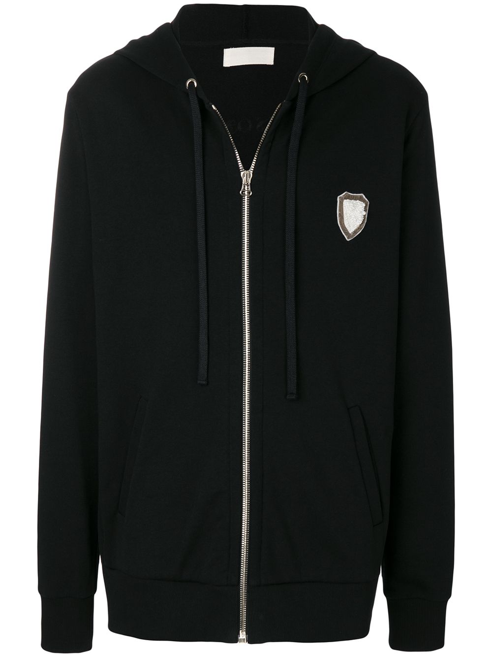 Ih Nom Uh Nit long embroidered hoodie - Black von Ih Nom Uh Nit