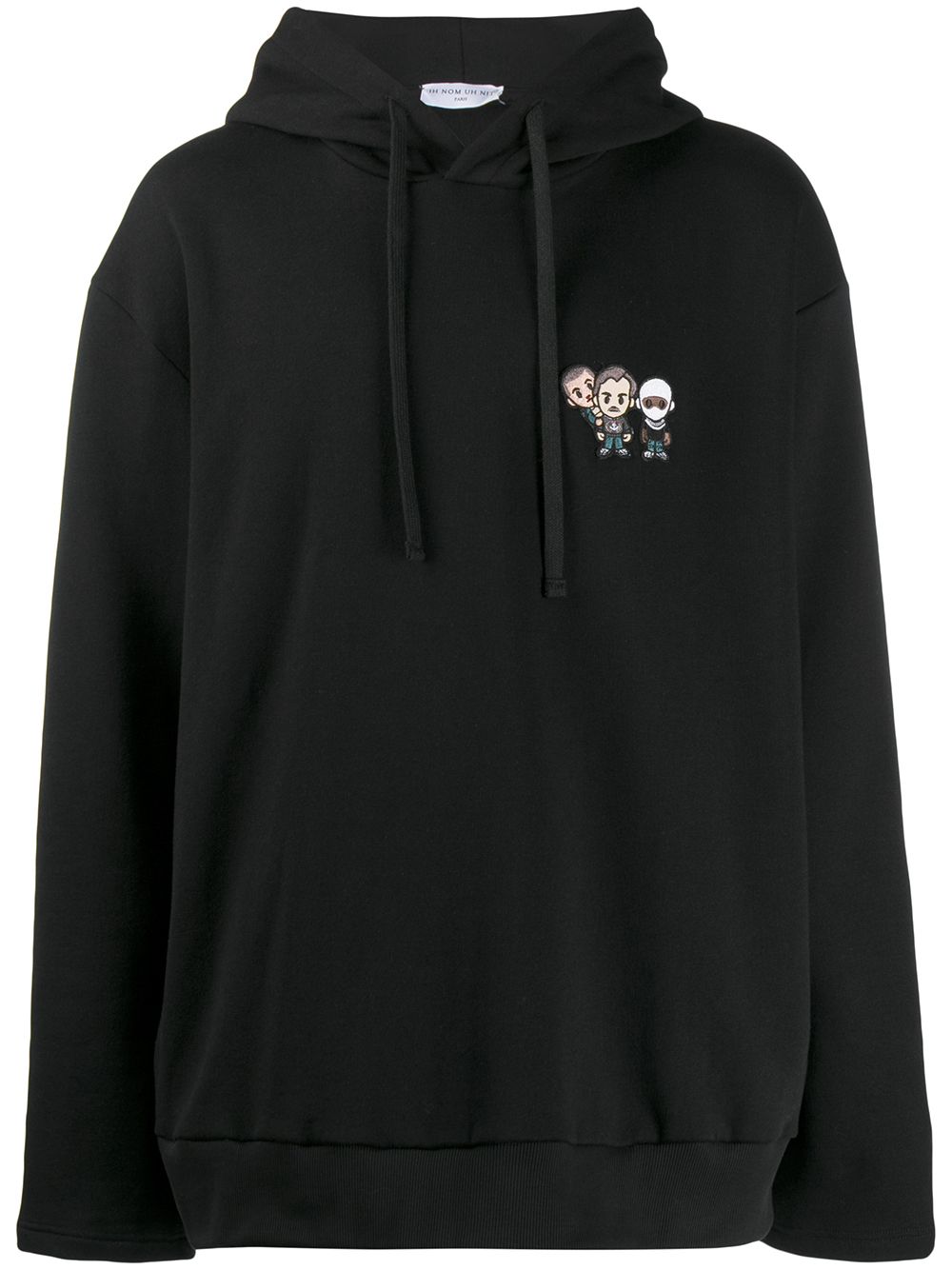 Ih Nom Uh Nit oversized printed hoodie - Black von Ih Nom Uh Nit