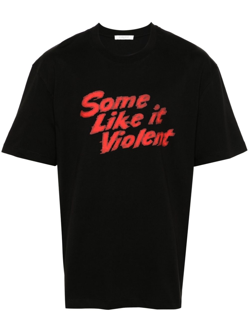 Ih Nom Uh Nit slogan-print cotton T-shirt - Black von Ih Nom Uh Nit